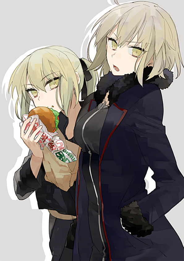 fate/grand order 黑贞德 黑saber p站:1819