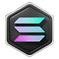 Solana (SOL) Badge 3D Illustration