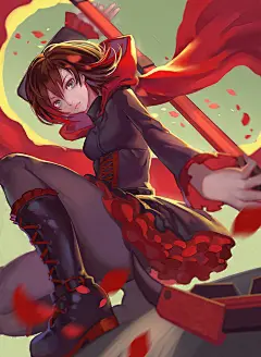 （套图）动漫 插画 RWBY 少女 封面 头像 人物 P站 二次元  画师：Kuro id=55929360 （已授权