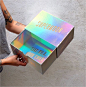 Holographic Design: Most Cool and Mesmerizing Graphics - Indieground Design #holographic #holo #iridescent #colorful #foils #design #graphicdesign #packaging #packagingdesign