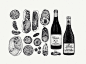 M LE MAGAZINE DU MONDE : Every week a new illustration about food & wine for the M magazine.