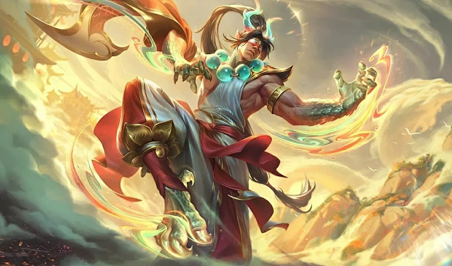LoL skin 】 天龙之子 李青 / 英雄联盟 皮肤预览 / 皮肤 视频 李青
