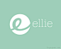标志说明：Ellie时尚女装品牌logo设计欣赏。——LOGO圈