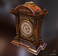 Antique Clock, James Brisnehan : I wanted to learn how to use Substance Painter (If you haven't tried it, you should. It's fantastic). After finishing the tutorials and practicing a little, I wanted to put what I learned to the test with a realistic, deta