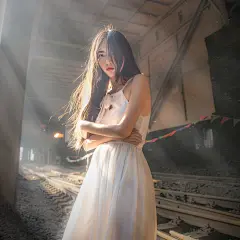 唯美梦幻美女伤感写真摄影ipad4壁纸图片下载