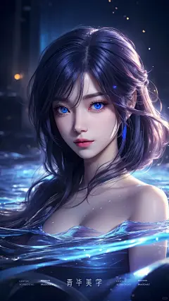 云曦……星光 青华美学#原创 #Ai绘画 #漫画二次元 #云曦#完美世界 #壁纸 #手机壁纸