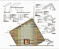 建筑设计细部分析图集丨建筑结构剖面分析/安装方式施工图例/剖面大样分析图