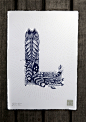 一组美不可言的创意字母插画----ifavart.com(辣椒酱)-最出色的视觉艺术分享