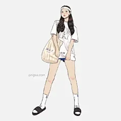人物手绘复古风搭配PNG搜索网 - 精选免抠素材_透明PNG图片分享下载_pngss.com