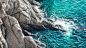General 1920x1080 sea waves water rocks blue turquoise