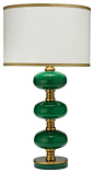 Emerald Table Lamp – Black Rooster Decor