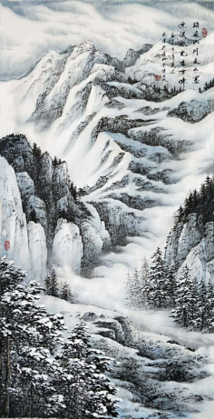 书法/山水画/国风-花瓣网|陪你做生活的设计师 | 除夕