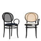 No. 0 Black and White Chair - Gebrüder Thonet Vienna GmbH (GTV) – Wiener GTV Design