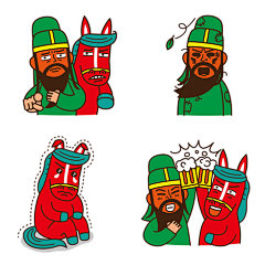 Guan Yu ＆ Red Hare : Guan Yu ＆ Red Hare  are good friend