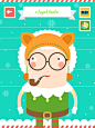 Tiny Tog Christmas : Tiny Tog Christmas - Dress Santa Klaus and his friends!Share your creations as a postcard and send it to your friends - let's make this Christmas a funny one!