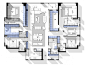 【新提醒】250㎡两套打通户型 方案CAD PSD-室内设计-拓者设计吧