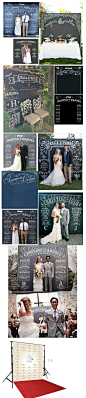 妮雅婚品 黑板报主题系 HB001 婚礼背景设计 结婚背景布置-淘宝网