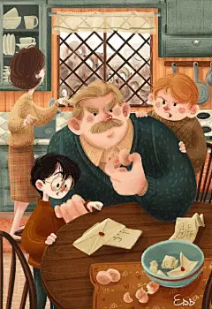 Emanuela Di Donnaの插画：流畅与灵感_作品 : 意大利插画师Emanuela Di Donna，她的作品线条流畅、灵感爆棚。在behancehe和ins上都能找到这位插画师。在她的作品里还有几张哈利波特，哈迷能错过么？…