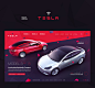 Tesla Website Concept : This is only a concept