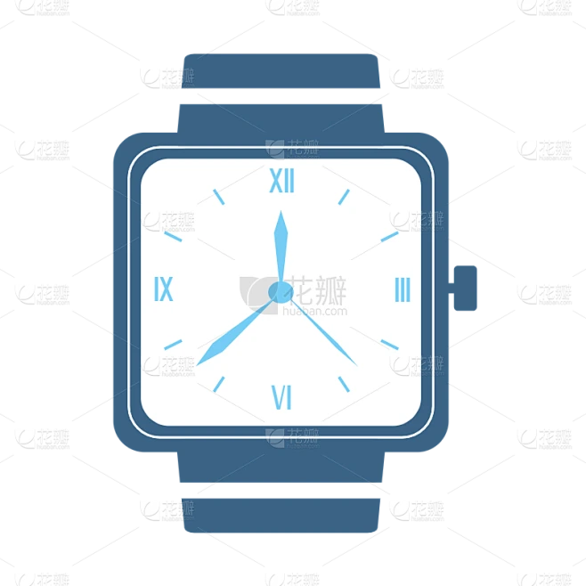 ICON-扁平矢量钟表元素-SVG3素材-花瓣网