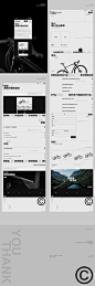 Bike concept Project shop Trek UI/UX UserExperience UserInterface Web Design  webpage