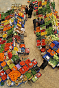 蔬果市场。土耳其大巴扎