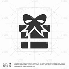 包装纸,计算机图标,华丽的,事件,周年纪念,礼物,问候,爱,剪影