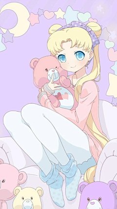 美少女战士 月野兔 萌萌哒 手机壁纸