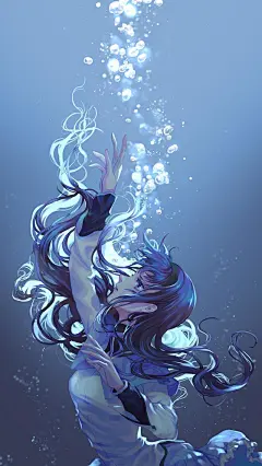 「动漫手机壁纸」二次元少女系列图片，自从我们分离，这永远的期限就碎裂无界