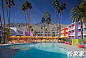 【扮家家】Saguaro Palm Springs 酒店设计，丰富多“彩”的设计_初晓_写意_新浪轻博客_Qing