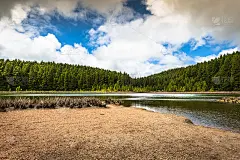 圣地亚哥湖和七cidades -亚速尔群岛，葡萄牙