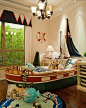 欧式船床设计小孩房间装修效果图—土拨鼠装饰设计门户