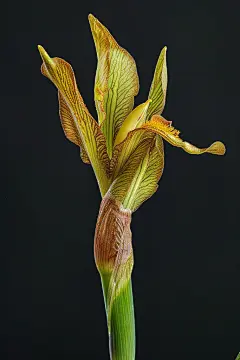 盛开鸢尾草鸢尾兰花朵图片摄影图