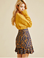 바람에 오르다 skirt by 츄(chuu) : 눈에 뛰는 패턴원단으로어딜가도 시.선.집.중♡                                                                                           PRODUCT INFO    유니크한 패턴으로 포인트주기 좋은 스커트를 소개해드릴께요-!