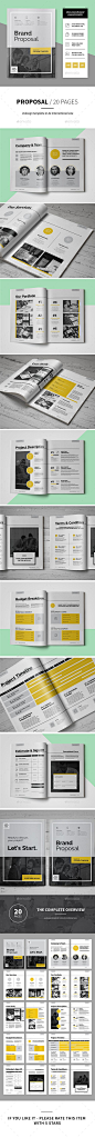 Proposal Template InDesign INDD. Download here: <a class="text-meta meta-link" rel="nofollow" href="<a class="text-meta meta-link" rel="nofollow" href="https://graphicriver.net/item/proposal/16991706