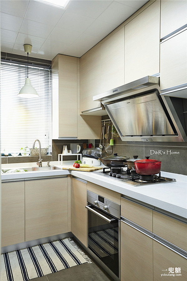 和风原木禅意虚无无印良品muji装修效果图风格装修样板房家居厨房橱柜