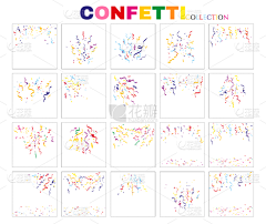 五彩纸屑,多色的,生日,魅力,事件,周年纪念,收集,闪亮,庆祝