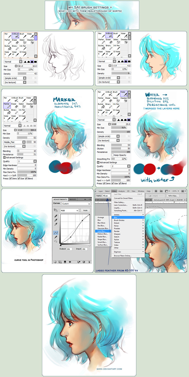 SAI Brush Setting+ho...