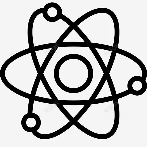 原子学科科学图标 科学 粒子 icon 标识 标志 UI图标 设计图片 免费下载 页面网页 平面电商 创意素材-花瓣网
