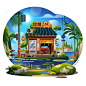 ILLUSTRATION  artwork Digital Art  Drawing  poster Travel lifestyle illustration japan anime