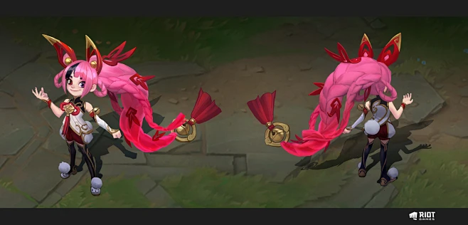 League of Legends: Wild Rift Mythmaker Zoe 焕影迎春 佐伊-花瓣网