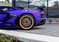 骚紫大牛，兰博基尼Aventador SVJ ~_图片新闻_东方头条