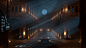 Stylized Cathedral, Xavier Flibotte : Project that I have been working on for the last two months. It's my first time working on a game level, it was lot of work but I like the results. I will still add some things to the scene but this is where I'm at ri