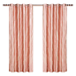 Dolce Mela - Dolce Mela DMC460 Window Treatments Damask Drapes Capri Curtain Panels - Bring the utmost style and elegance to any room with these luxury linen drapery panels featuring  beige  jacquard polka dot scrolling patterns on a shiny pink background