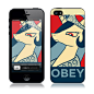 废柴纸板箱- 美国obey 女王小鹿  iphone5 iphoen5s 手机壳 madao box 原创 设计 新款 2013