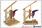 Wooden Drill Press using Hand Drill - STEP / IGES - 3D CAD model - GrabCAD: 
