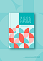 几何图形杂志书籍封面设计psd模板合集  