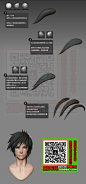 饼叔儿翻译系列-ZB-毛发教程-001_教程_【花魁小站】_CG教程_次世代模型_最专业的游戏模型培训
