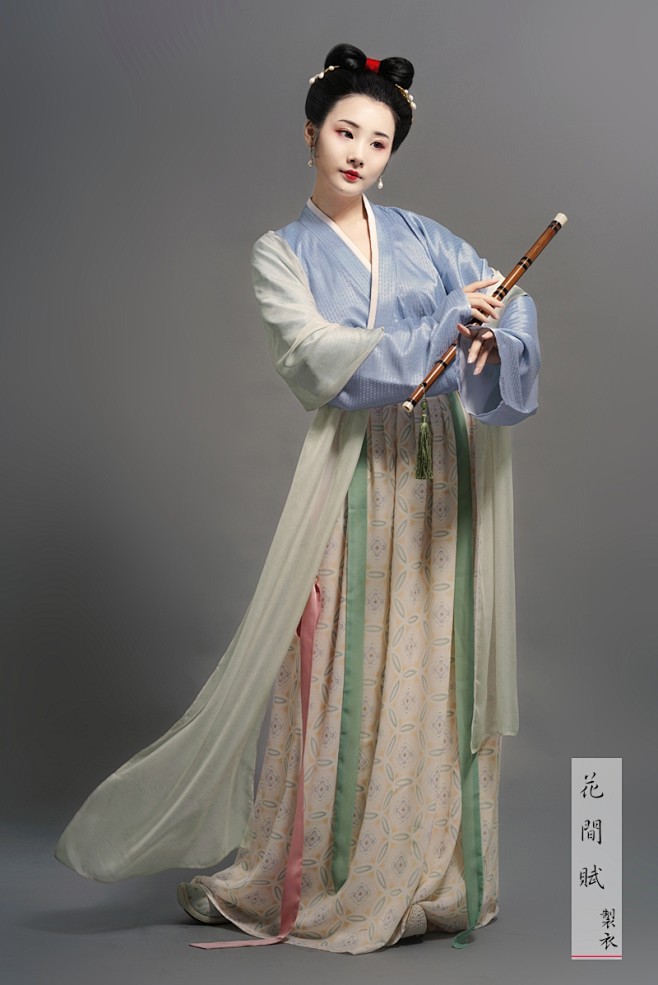 花间赋夜宴仕女宋制复原风格浅交领襦裙淘宝网