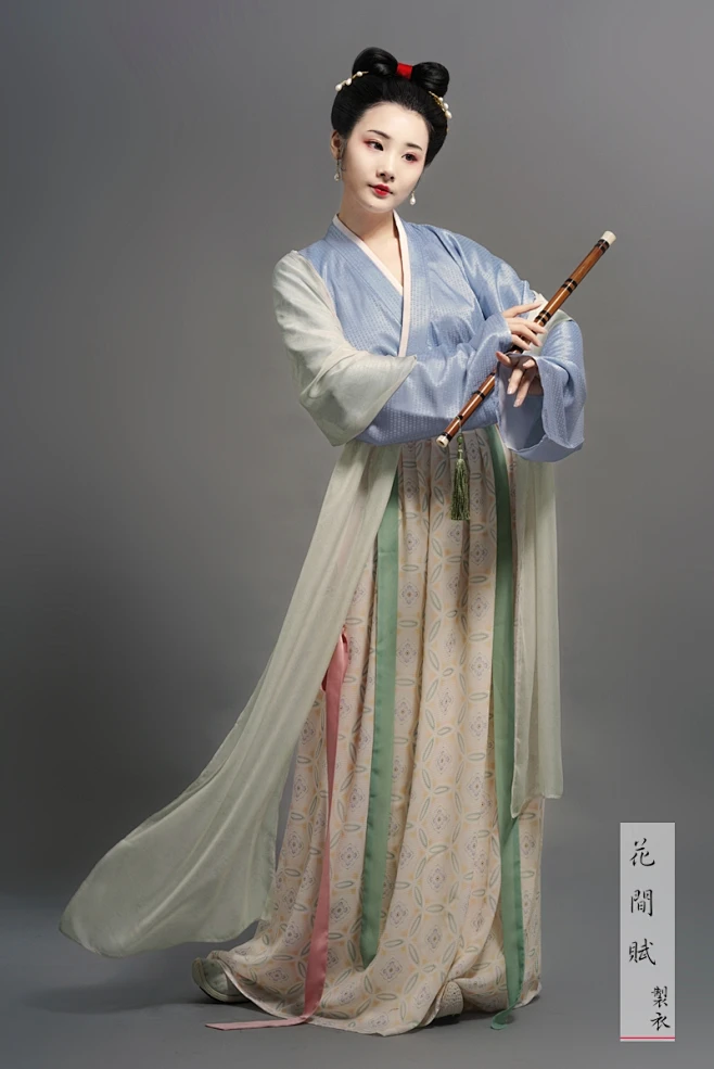 花间赋 | 夜宴仕女 宋制 复原风格 浅交领襦裙-淘宝网-花瓣网